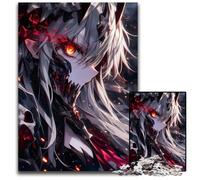 Skull Death Anime Girl Jigsaws 1000Pieces for Adults Puzzles for Adults Erfect for Home Decor Birthdays Holidays And Gifts 1000 PCS(75x50cm)