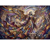 Skull Death Fusion Art 1000 Piece Wooden Jigsaw Puzzle,Gift Idea,Adults & Kids 14+,Whimsical Challenge,Wood,Educational Toy,Home Wall Decor,Stress Relief (75x50cm)