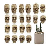 Skull Decoration for Home | Miniature Skull Figurines, 20 Pieces Miniature Collectible Jokes for Home Desk Bookshelf Party Bar Decoration Creative Theme