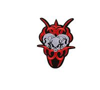 Skull Devil Dead Souls Goth Halloween Clothing Embroidered Patches Appliques Iron On Sew On Fabric Badges Ghost DIY Scary Accessory Party Favor Gifts Clothes