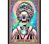 Skull Diamond Art Kits for Adults, Tarot 5D Diamond Painting Kits for Adults, DIY Gem Painting, Crafts for Adults, Dimond Art Paintings Kit, Full Drill Diamond Dot for Home Wall Decor 12 X 16 Inch