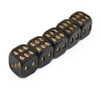 Skull Dice | Halloween Vintage Cool Dice - 6-Sided Resin Gothic Poker Game Cube for Medieval Props Collectibles Display Pieces Horror Themes Player Characters