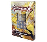 Skull Dice Pack - 10 Custom Six-Sided Dice for Roleplaying and Pirate-Themed TTRPGs