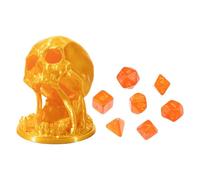 Skull Dice Tower Printed Dice Rolling Tower Tabletop Roleplaying Game Dice Roller Tower Funny Tabletop Role Playing Dice For Halloween Decoration And Tabletop Games 9x9x12cm