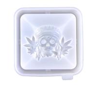 Skull Dirty Braid Ashtray Mold Ornament Silicone Casting Mold Home Decorations Molds Jewelry Making Supplies Ashtray Making Supplies