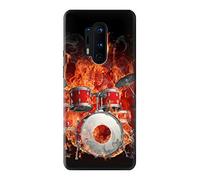 Skull Drum Fire Rock Case Cover For OnePlus 8 Pro