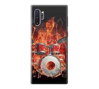Skull Drum Fire Rock Case Cover For Samsung Galaxy Note 10 Plus