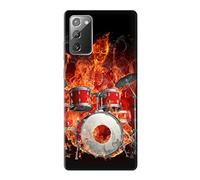 Skull Drum Fire Rock Case Cover For Samsung Galaxy Note 20