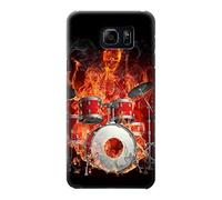 Skull Drum Fire Rock Case Cover For Samsung Galaxy Note 5