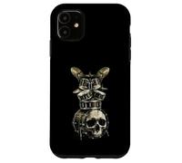 Skull Drum Set Rock Music Drummer Heavy Metal Vintage Case for iPhone 11