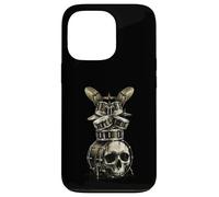 Skull Drum Set Rock Music Drummer Heavy Metal Vintage Case for iPhone 13 Pro
