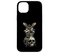 Skull Drum Set Rock Music Drummer Heavy Metal Vintage Case for iPhone 14 Plus