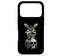 Skull Drum Set Rock Music Drummer Heavy Metal Vintage Case for iPhone 17 Pro