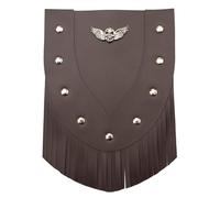 Skull Eagle Motorcycle Fender Mud Guard Flap PU Front Mudguard Cover For Harley Dyna Softail Cafe Racer