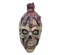 Skull Face Cover Skeleton Scary Accessory Horror Realistic Cosplay Costume Scary Halloween Full Head Cover For The Entire Head For Role Play, Celebrations, Parties