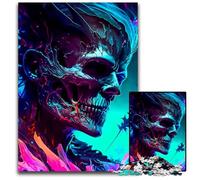 Skull Fantasy Jigsaw Puzzles for Adults 1000 Piece Puzzles for Adults Challenging Brain Teaser for Teenagers, Family Game Night Fun 50x75CM/19.68x29.52inch
