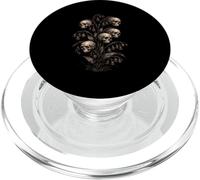 Skull Flower Plant Gothic Dark Botanical Skeleton Aesthetic PopSockets PopGrip for MagSafe
