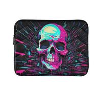 Skull From An Acid House Laptop Sleeve Bag for 13-13.3Inch, Waterproof Shockproof Laptop Quilting Case, Slim Lightweight Design for Work-M