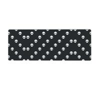 Skull Gaming Desk Mat, Wide Surface Desk Pad for Keyboard, Mouse and Improved Gaming Stability