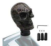 Skull Gear Shift Knob, Manual Car Skull Gear Shift Knob, Vehicle Interior Resin Skeleton Horror Decoration for Sedan Truck Minivan Taxi Travel Road Trips