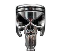 Skull Gear Shift Knob - Shift Head Replacement - Skull Handle Shifter Knob, Skeleton Head Style Car Gear Stick Shift Head Fit Most Manual Automatic Transmissions