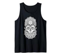 Skull Geometry Mandala Sacred Tank Top