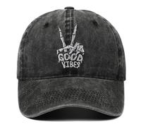 Skull Gifts for Women - Skull Hat Baseball Cap, Gothic Hats, Funny Hats with Hand Embroidery, Unique Gifts for Women Men, Uncle Gifts, Embroidered Baseball Cap for Men, Adjustable Vintage Werehed Cap