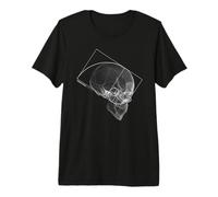 Skull Golden Ration Temple Premium T-Shirt