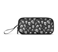 Skull Grunge Black Well-sorted Pencil Pouch for Girls