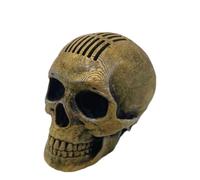 Skull Guitar Pick Holder, Heavy Metal Decor Storable 21 Picks Storage, Geometric Skull Music Accessory Gift for Guitarist Punk Gothic Rock Lovers (D)