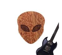 Skull Guitar Picks,Plectrums For Acoustic Guitar - Wooden Skull-Shaped, For Music Teachers, Students, Electric Bass, Ukelele