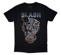 Skull Guitar Snake T-Shirt Slash Black XL