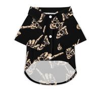 Skull Hand Fck-off Dog Clothes Dog Cat Shirt 2XL