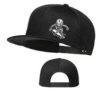 Skull Hat Skeleton Hand Skateboard Hat Snapback Hats for Men Flat Bill Hats for Boy Adjustable Baseball Cap for Teens Youth Hip Hop Outdoor Sports Cool Youth Hats, Aliens Skate