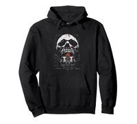Skull Haunted House - Scary Halloween Trick ot Treat Kids Pullover Hoodie