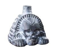Skull Head Toy, Skull Head Model, Horror Strange Sound Screaming Novelty Toy - 9 cm / 3.54 Inch Skull Head Toy, Realistic Human Skeleton Head Skull for Table Decoration
