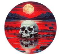 Skull Head Under The Sun 1000 Piece Jigsaw Puzzle for Kids And Adults Day of The Dead Brainteasing Jigsaws Challenge Games Fun Present & Activity 1000pcs (67.5x67.5cm)