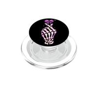 Skull Heart Skeleton Hand Gothic Love Halloween Valentines PopSockets PopGrip for MagSafe