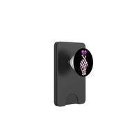 Skull Heart Skeleton Hand Gothic Love Halloween Valentines PopSockets PopWallet for MagSafe