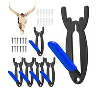 Skull Holder Hanger, Wall Hooker Holder, Trophy Display Rack, European Style Skull Hanger for Deer Mule Antelope Heads, Pack of 6 Antlers Construction Holder for Rustic Wall Decoration