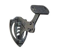 Skull Hooker Powder-Coated Steel XXL Bone Bracket - Designed to Accommodate the Skull Plates of Antlered and Horned Species Such as Elk, Caribou, Buffalo, Moose and Heavy-Horned Sheep,Graphite Black