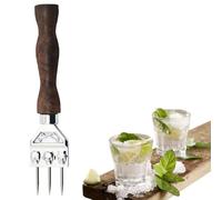 Skull Ice Pick 7.09 Inch Durable Ice Tear Dool with Three Points, Non-slip Grip | Professional Stainless Steel for Bartenders, Bars, Camping, Beverage Preparation With Skull Dewler