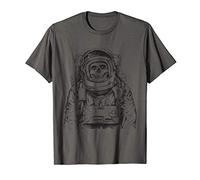Skull in Space Suit Skeletal Remains of Astronaut T-Shirt