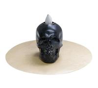 Skull Incense Burner Holder, Waterfall Incense Burner Home Decor, Horror Creative Resin Incense Cones Burner For Halloween, Meditation Room