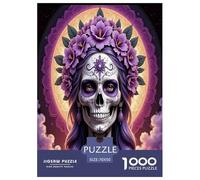 Skull Jigsaw Puzzles for Adults Gifts 1000 Piece Family Challenging Toys Home Decors Gothic Jigsaw Puzzle for Adults And Kids 70x50cm/1000pcs