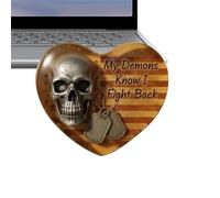 Skull Keepsake Card - 15cm Large Greeting Figure Inspirational Encouragement Gift Travel Business Home Outdoor School | Thoughtful Gift For Women, Men, Girls, Teens