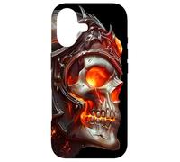 Skull Knight From Hell Graphic For Men And Motorcycle Rider Case for iPhone 17