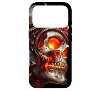 Skull Knight From Hell Graphic For Men And Motorcycle Rider Case for iPhone 17 Pro
