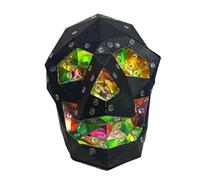 Skull Light, Prismatic Iridescent Light, Halloween Holiday Table Lamp, Holiday Prism Night Lights, Light Up Halloween Ornament, Bedroom Halloween Decor, Halloween Table Lamp for Bedroom, Living Room