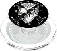 Skull Live Until I Die Tattoo Flash PopSockets PopGrip for MagSafe